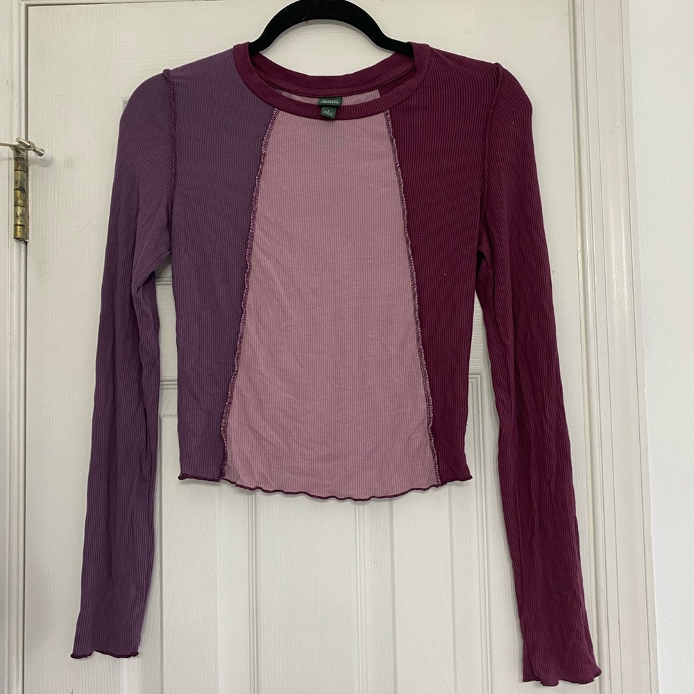 Wild Fable Colorblock Long Sleeve Top